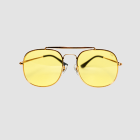 Gafas Aviator amarillas