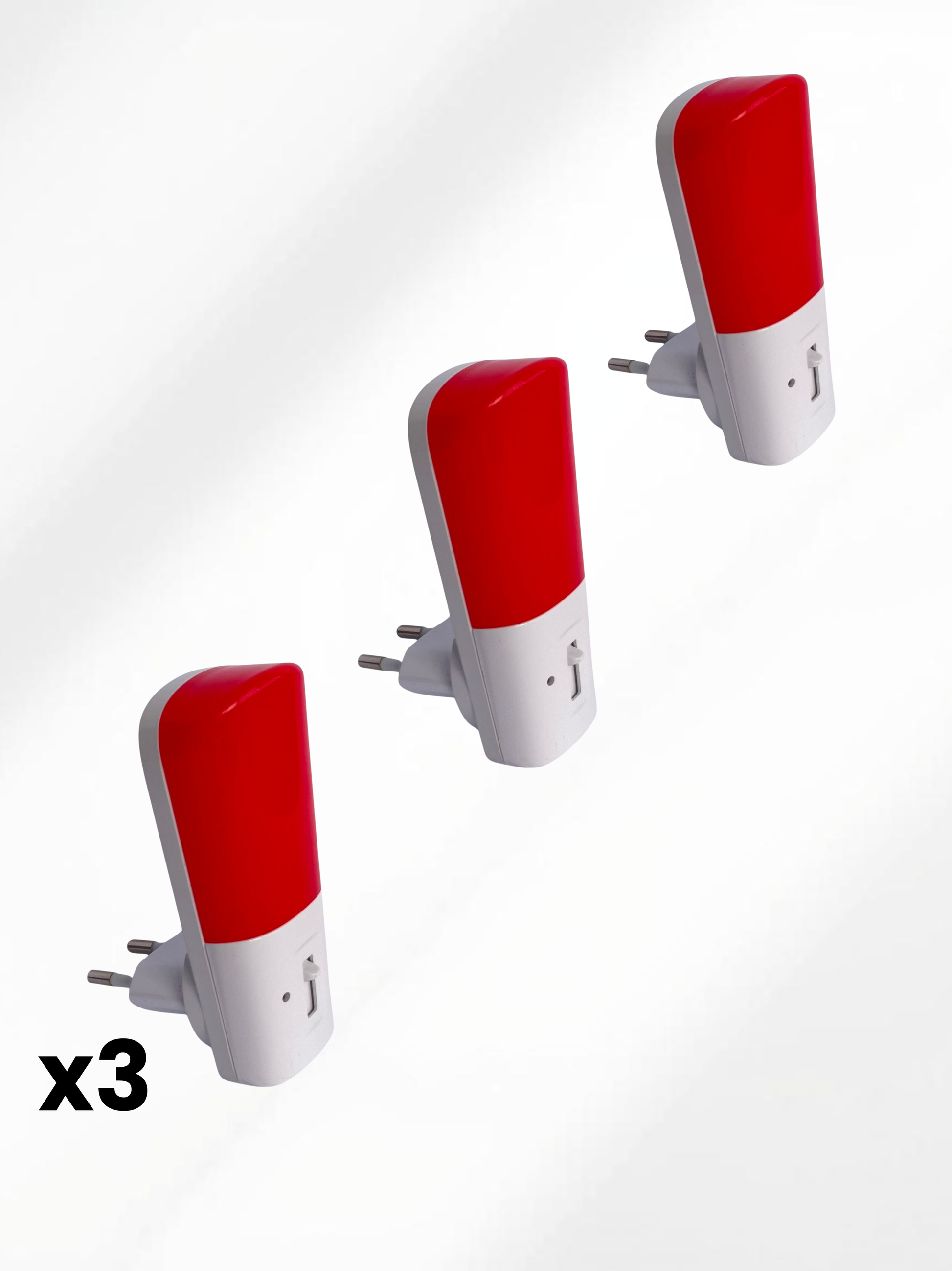 PACK DE 3 UNIDADES LUZ NOCTURNA