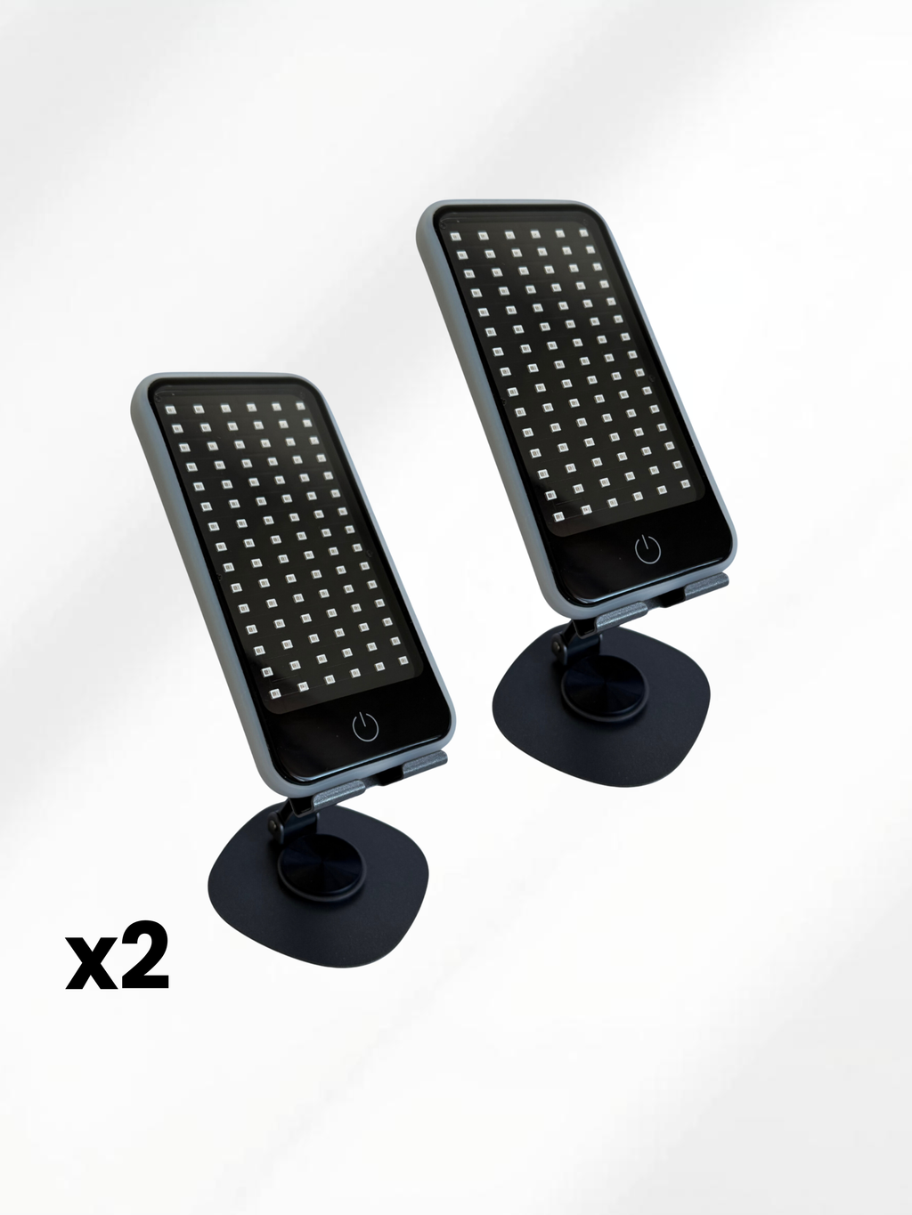 PACK OF TWO RED LIGHT THERAPY PANELS