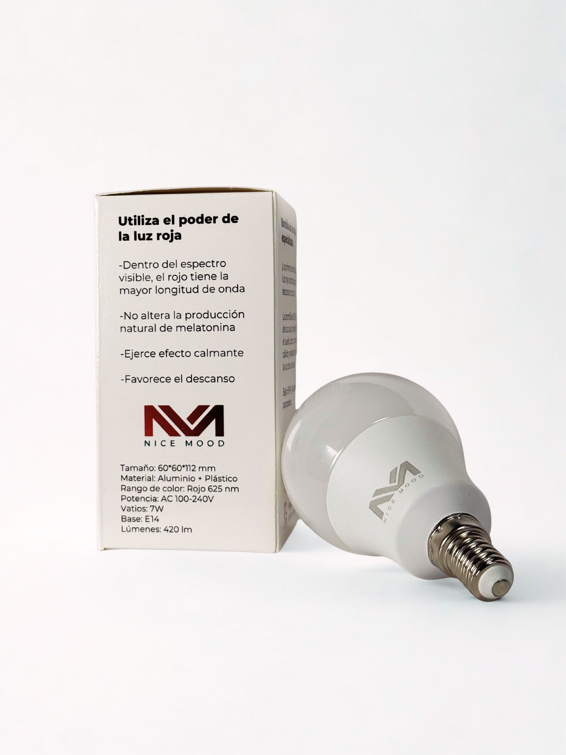 Glühbirne - Rotes Licht - E14