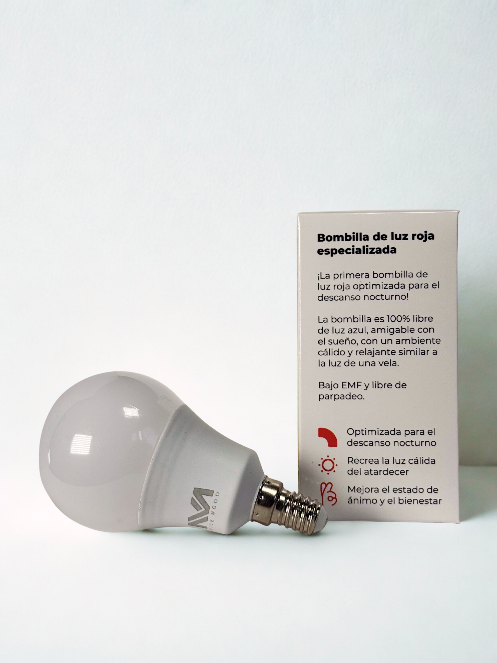 Glühbirne - Rotes Licht - E14