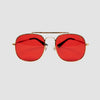 Gafas Aviator rojas