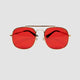 Gafas Aviator rojas