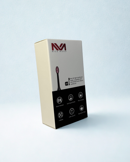 Recambio cabezales cepillo ultrasónico con LED Nicemood