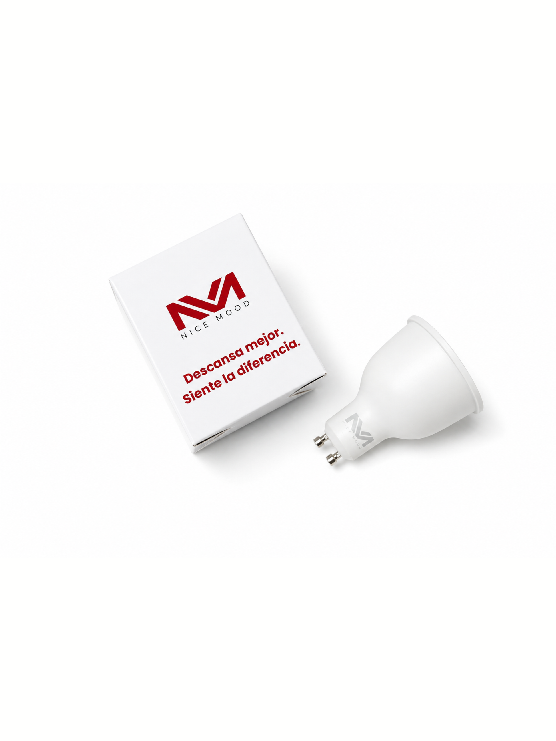 GU10 Dual Spectrum Light — Luz nocturna cálida sin luz azul