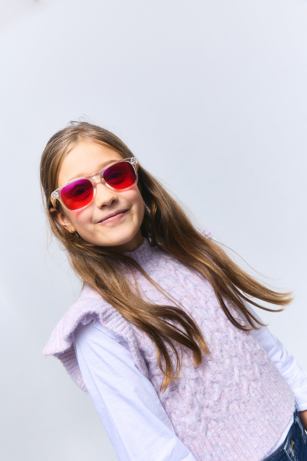 GAFAS NIÑOS LENTE ROJA MOONLIGHT CLEAR