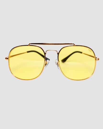 Gafas Aviator amarillas