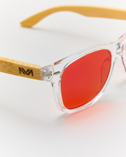CHILDREN'S GLASSES WITH RED MOONLIGHT CLEAR LENS