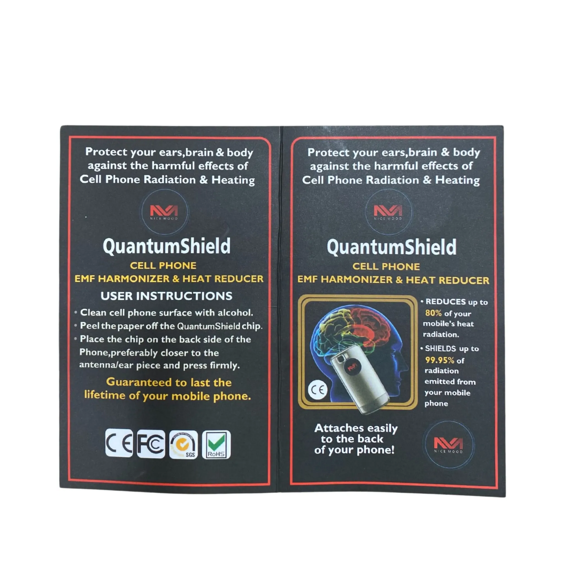 QUANTUM SHIELD - ARMÓNICO EMF PARA TELÉFONOS MÓVILES
